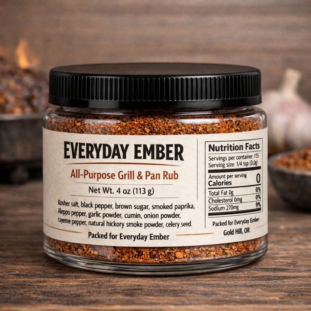 Everyday Ember All-Purpose Grill & Pan Rub